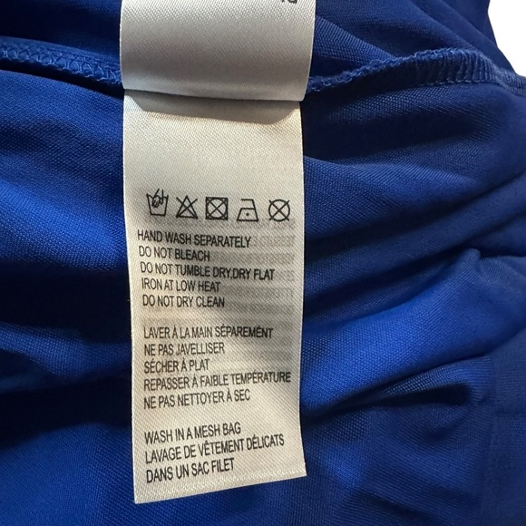 FARM Rio Bright Blue Long Sleeve Midi Dress Size XS NWT - Picture 10 of 14